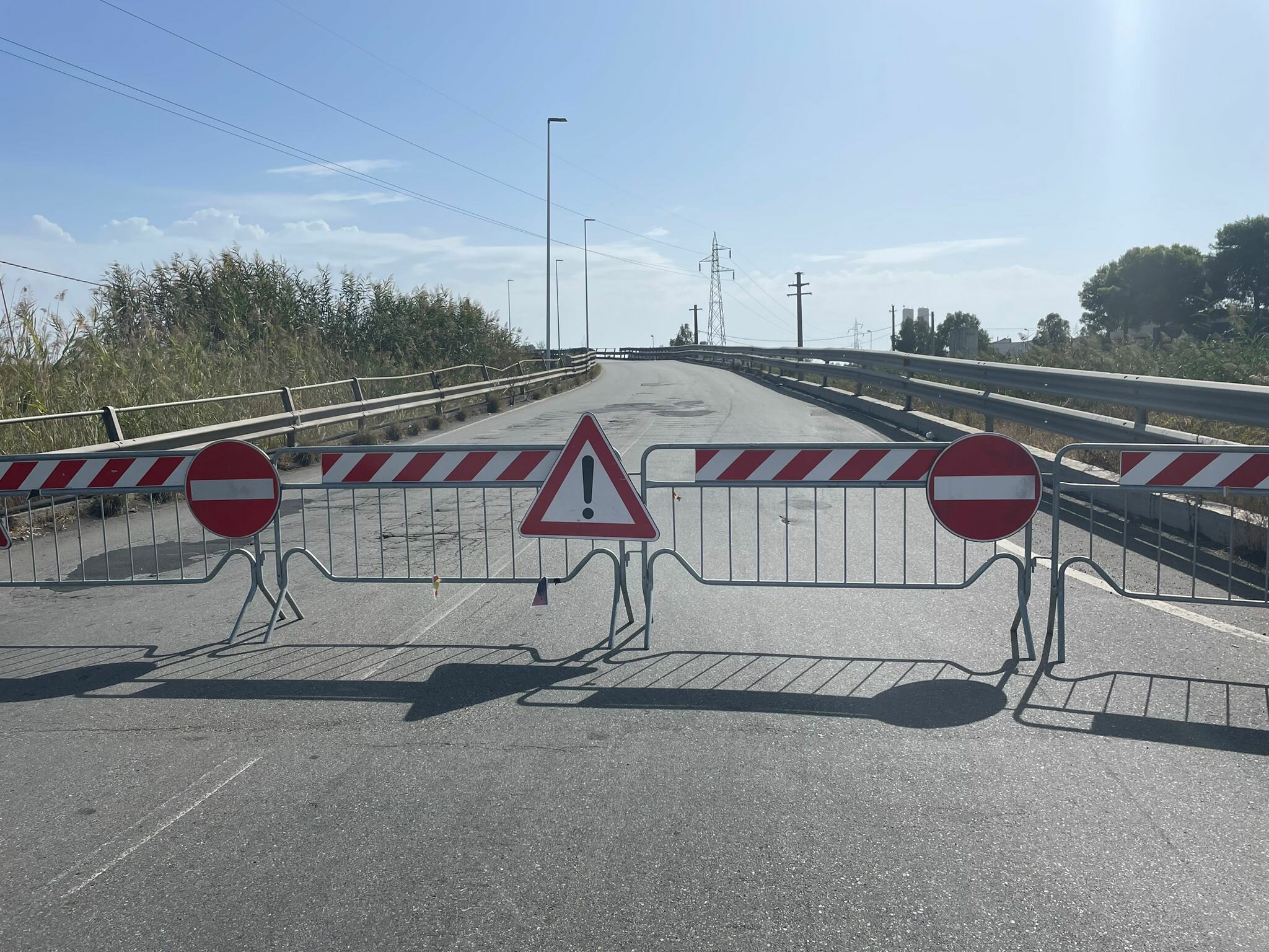 Chiuso a Catania il ponte pericoloso