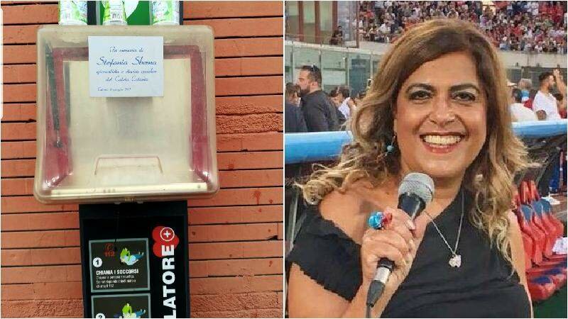 Rubato defibrillatore dedicato a Stefania Sberna