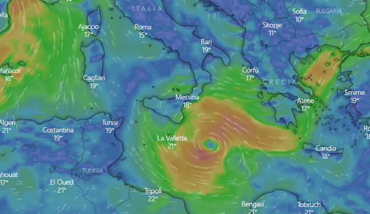 Apollo si allontana dalla Sicilia