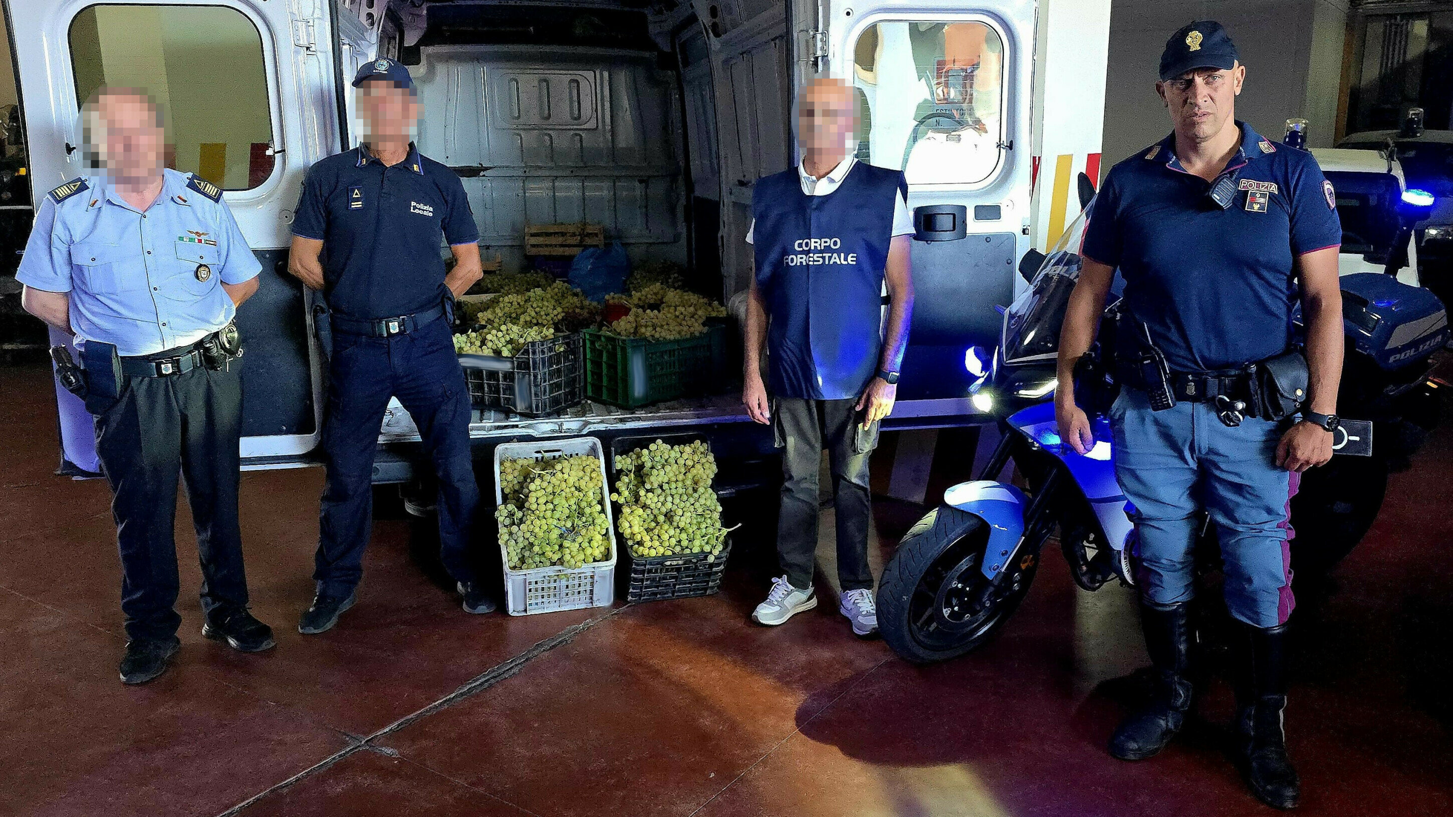 Catania: sequestrati 700 chili di uva agli ambulanti