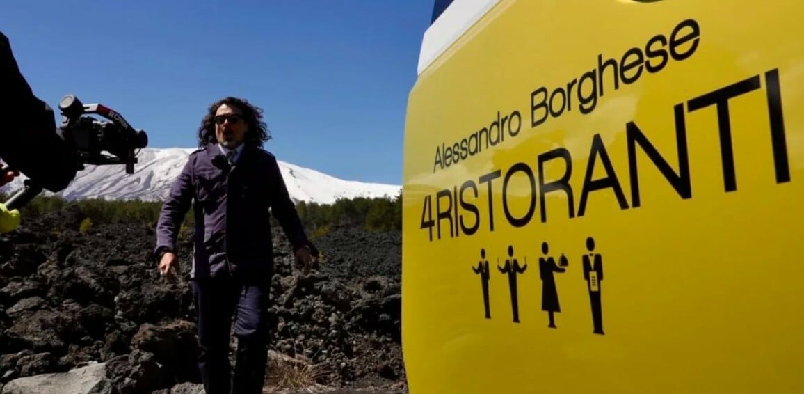 Fiamme sull'Etna (ma sono i fornelli)