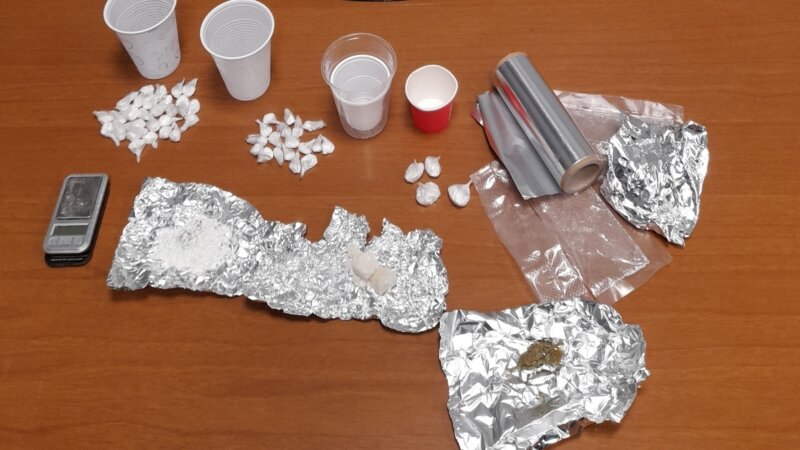 Droga a San Cristoforo nelle case abbandonate
