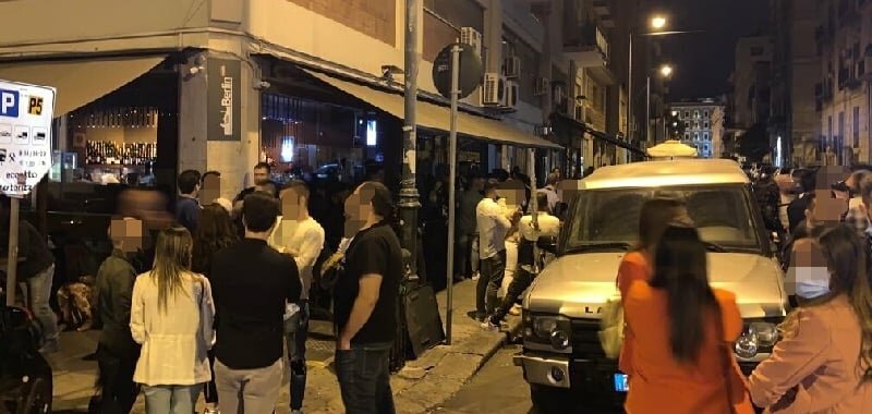 Movida violenta a Palermo