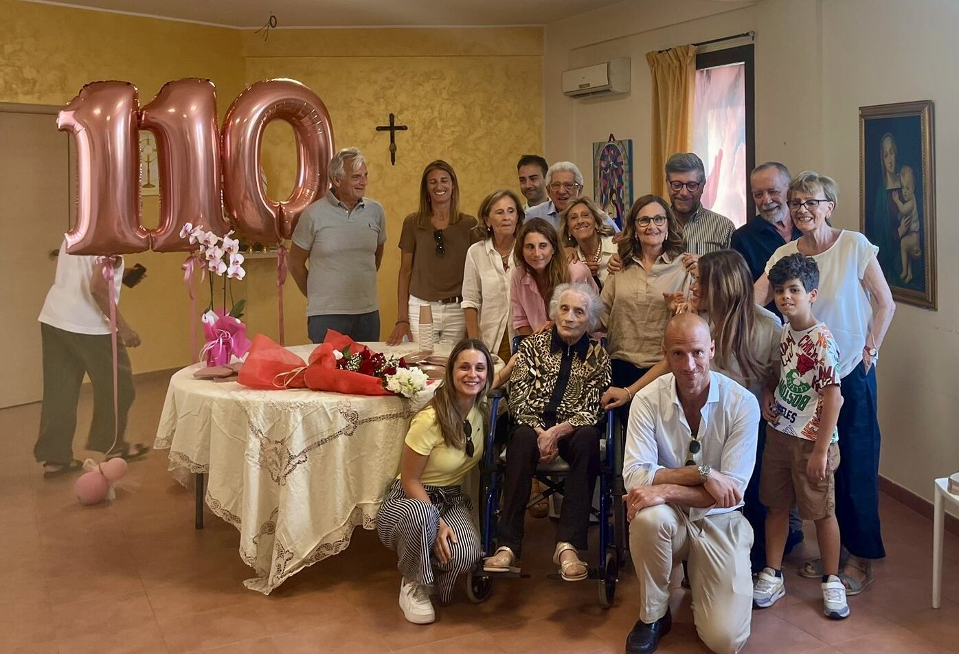 Compleanno da record: Santa compie 110 anni