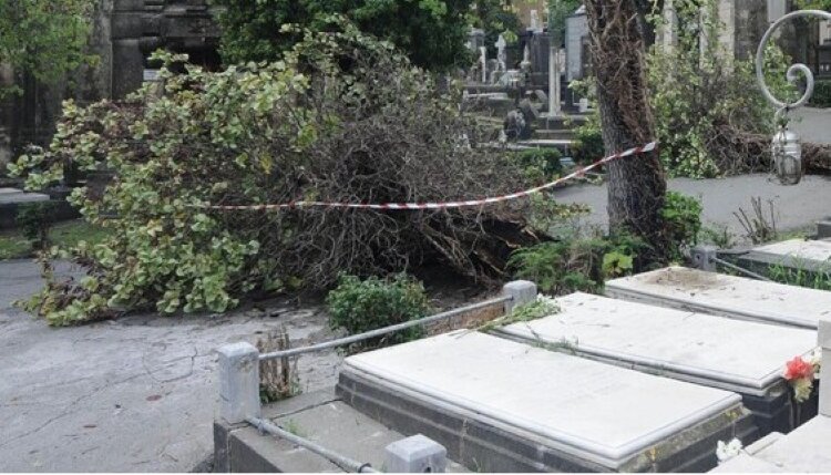 Bare aperte e resti umani, sequestrata area cimiteriale