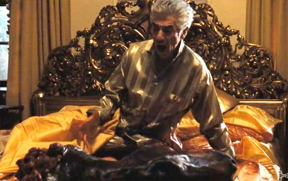 Trova la testa mozzata del cavallo come ne Il Padrino