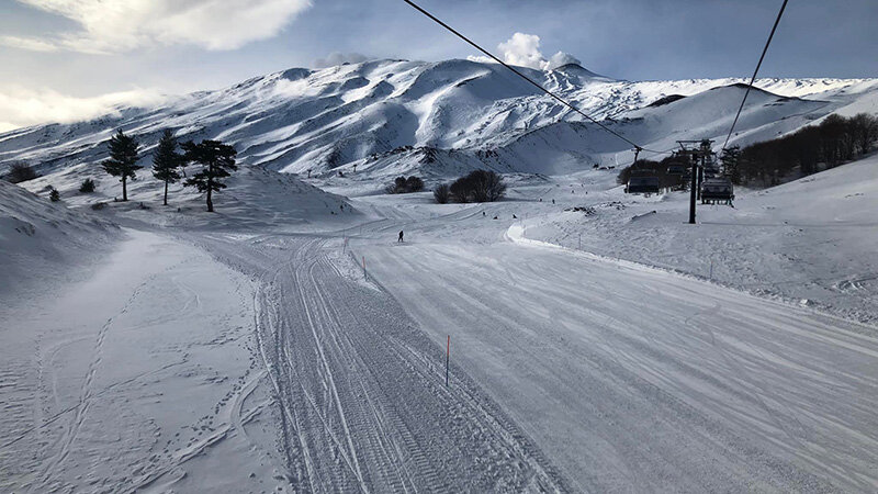 Etna, si torna a sciare