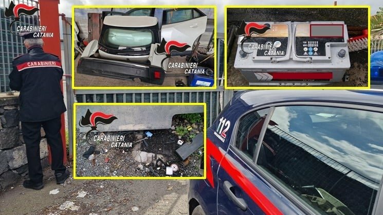 Sparisce suv: gps porta a deposito di auto rubate