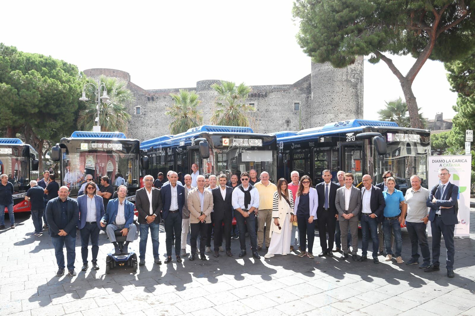 Catania, arrivano altri 18 bus elettrici