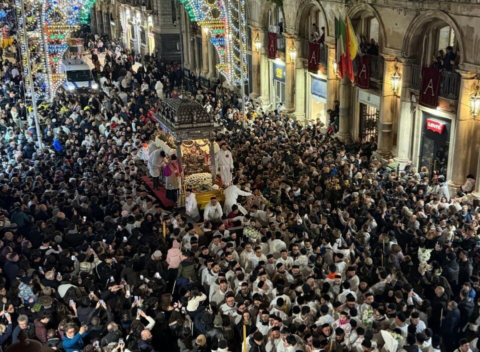 Catania rimane sveglia per la lunga notte di Sant'Agata