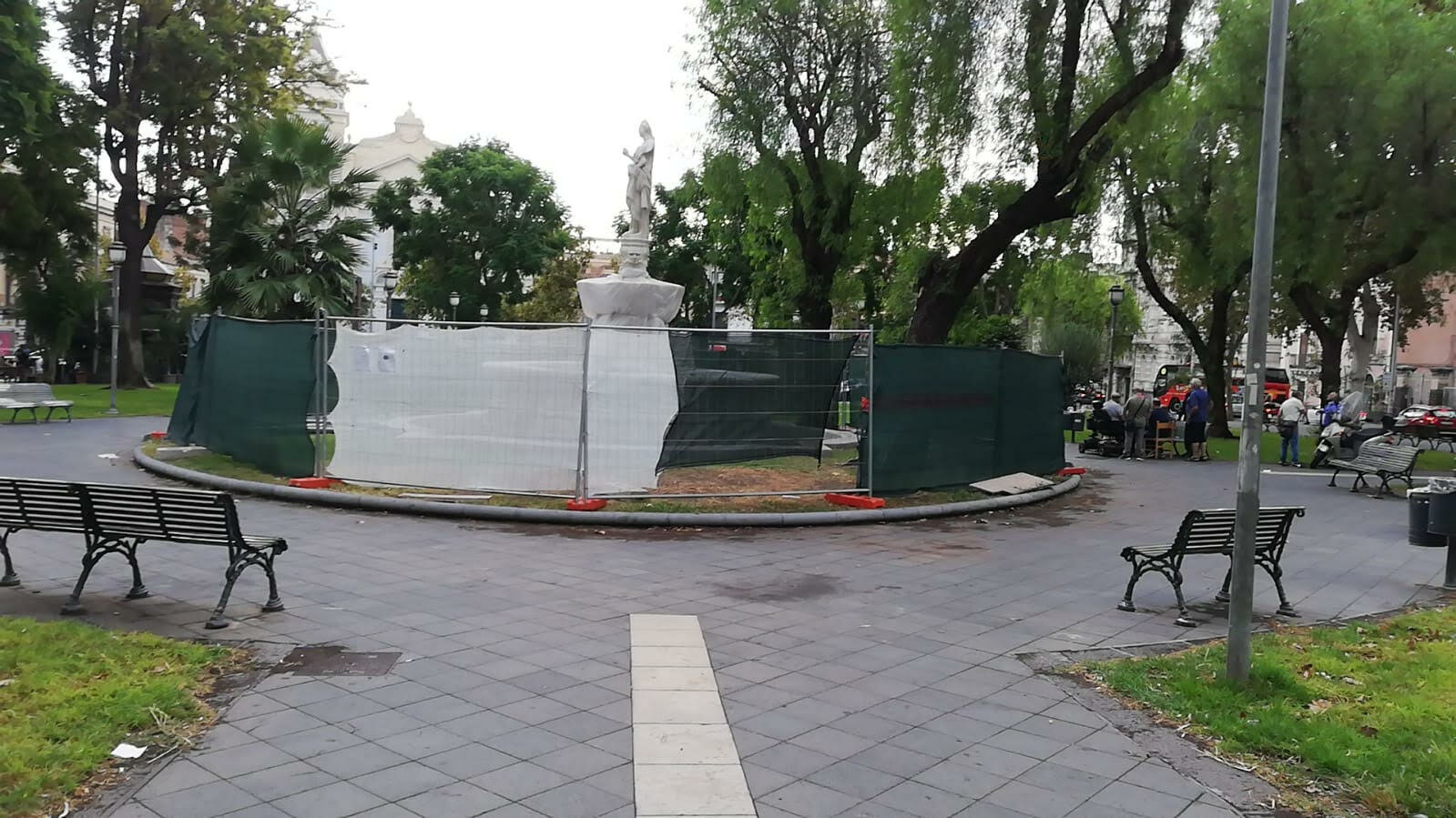 Rimessa a nuovo la fontana del Borgo