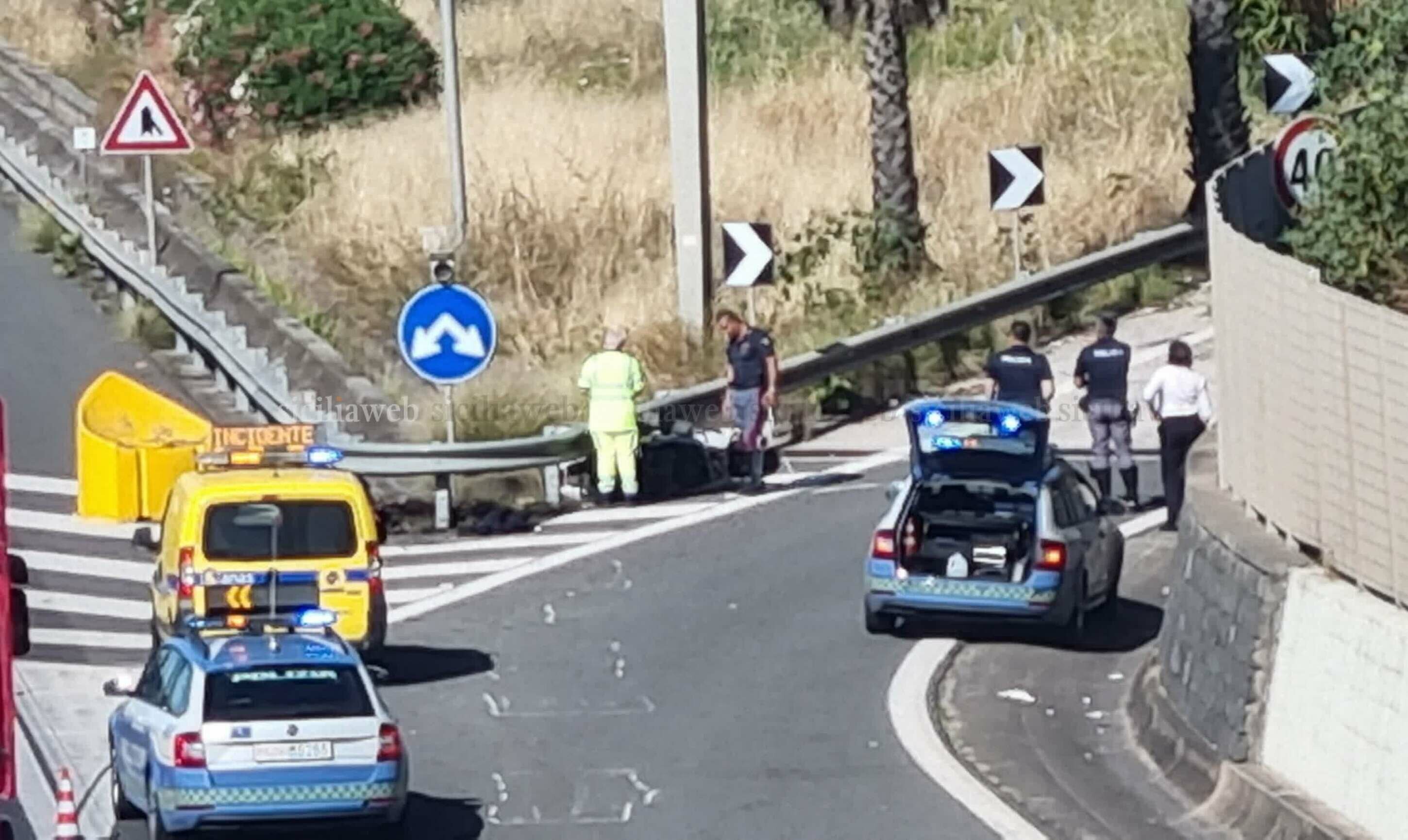 Scontro in tangenziale: traffico in tilt