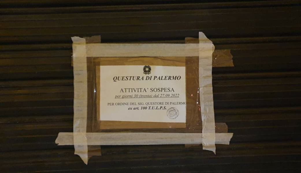 Alcol a minorenni, chiuso pub a Palermo