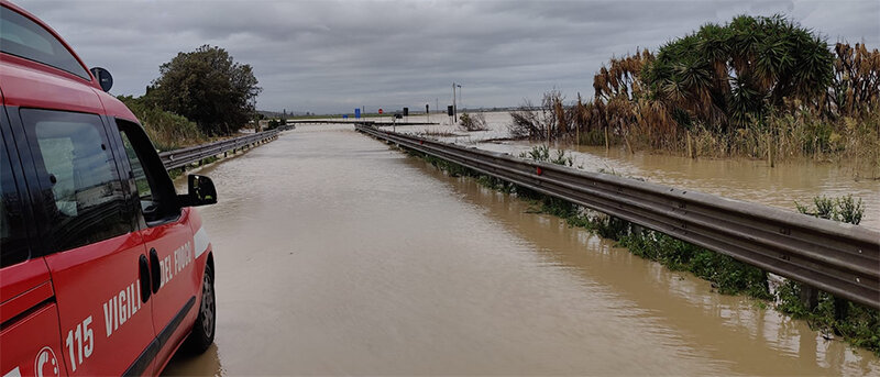 Scordia e Palagonia sott'acqua