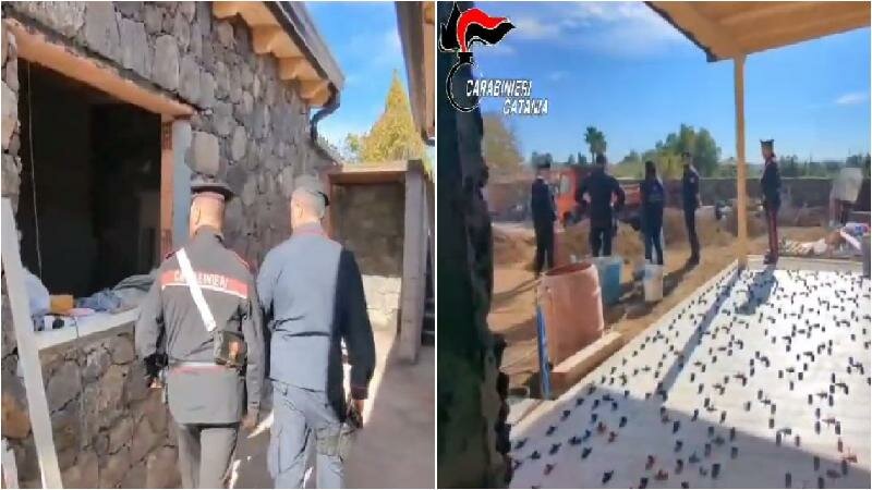 Uno dei Laudani sorpreso a costruire villa abusiva