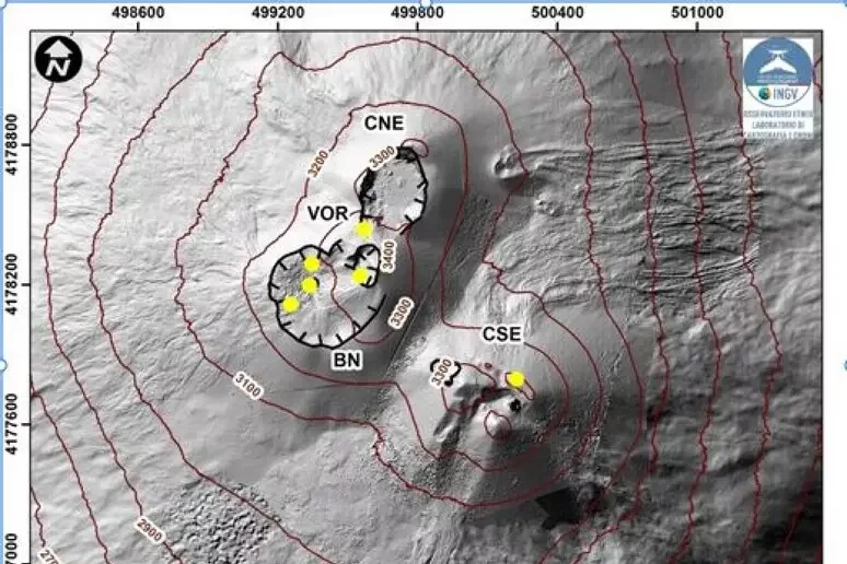 Sfida tra crateri: Voragine sorpassa il Sud-Est