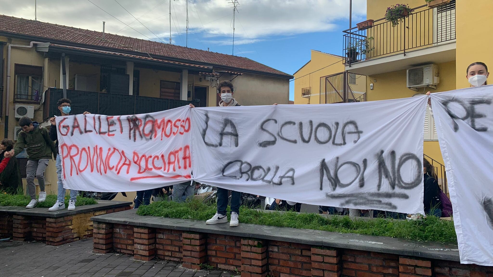 "Vogliamo scuole sicure"