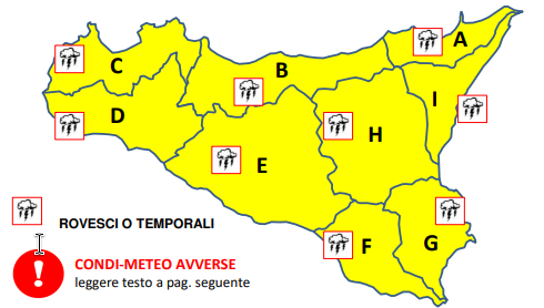 Torna l'allerta, ma per i temporali