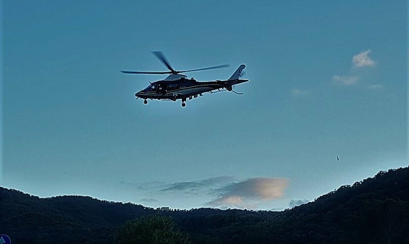 Elicottero antincendio disperso e ritrovato