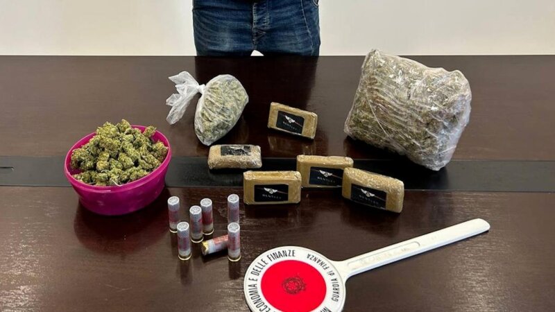 Droga e munizioni in casa a San Cristoforo