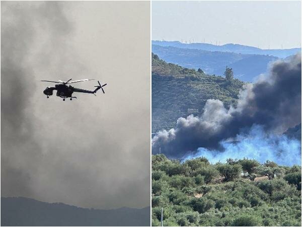 Continua a bruciare la discarica nel Messinese