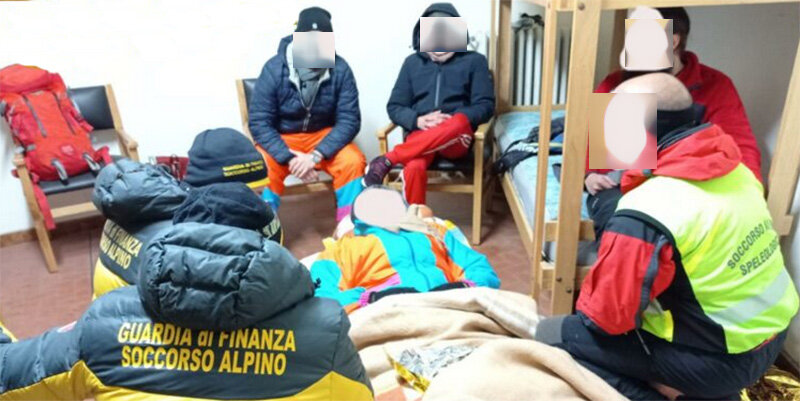 Lieto fine sull'Etna