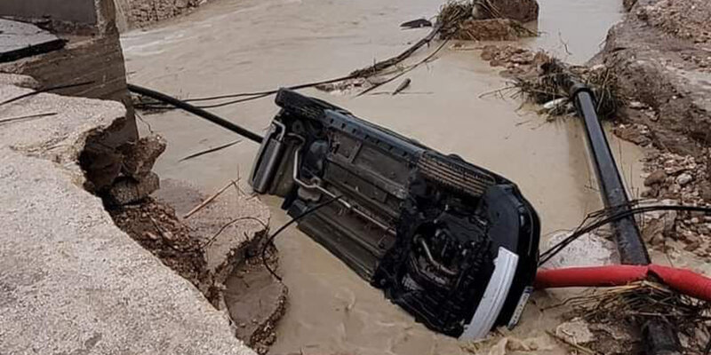 Auto inghiottite a Sciacca