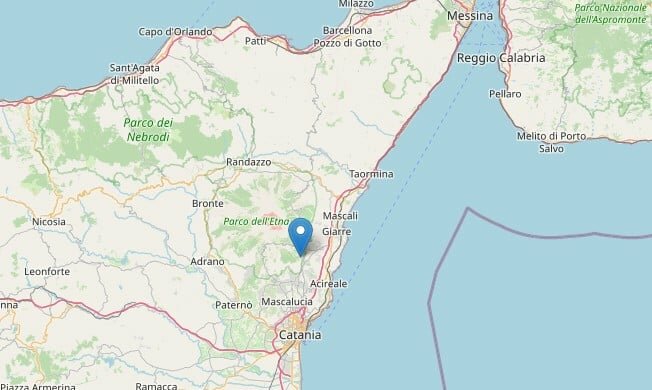 Piccole scosse di terremoto a Zafferana