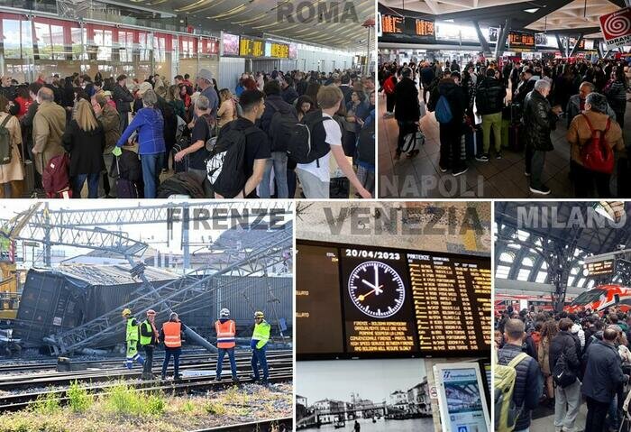 Notte da incubo sul treno fermo