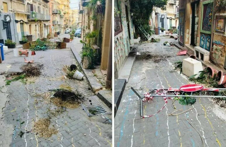 Vandali devastano nella notte il mercato storico