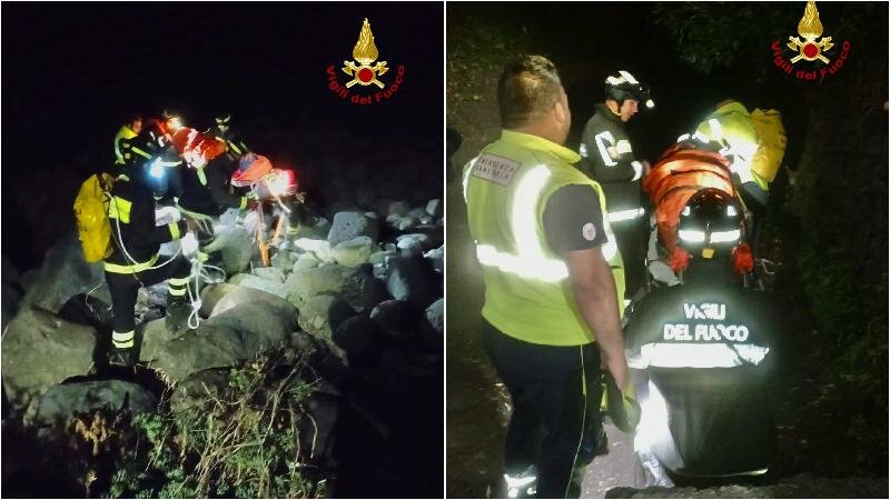 Acireale, turista tedesca soccorsa dai pompieri