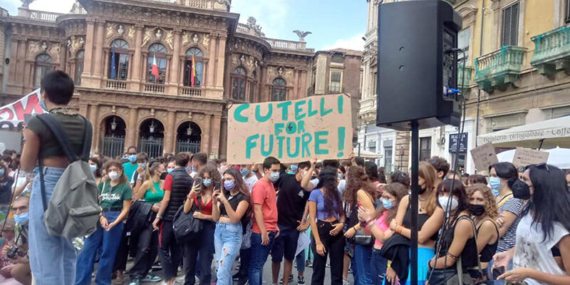 A Catania i fratelli di Greta