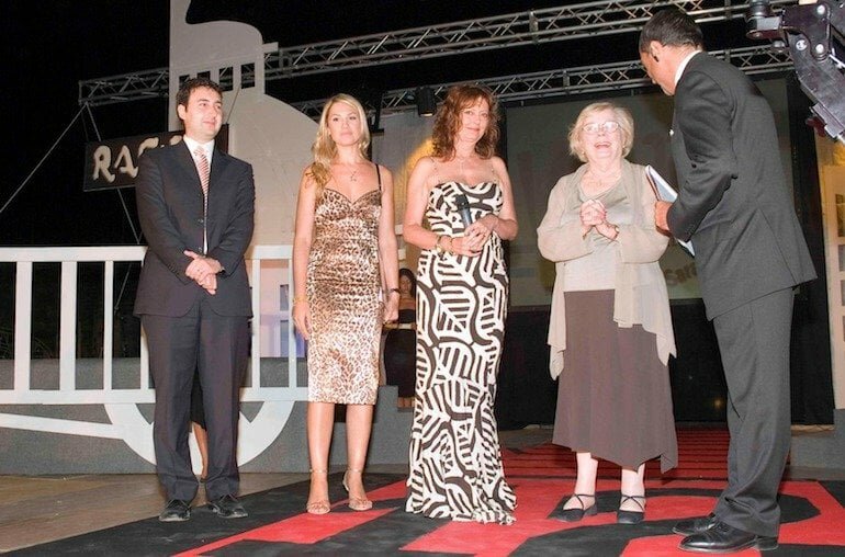 Susan Sarandon arriva a Ragusa