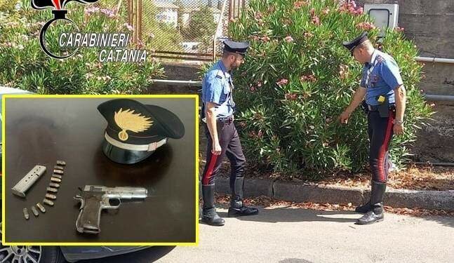 Fermato giovane catanese pronto a sparare Fermato giovane catanese pronto a sparare