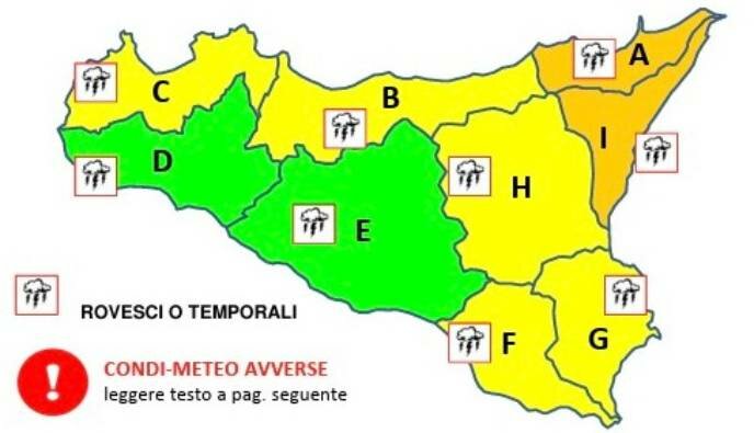 Allerta arancione: a Catania scuole chiuse