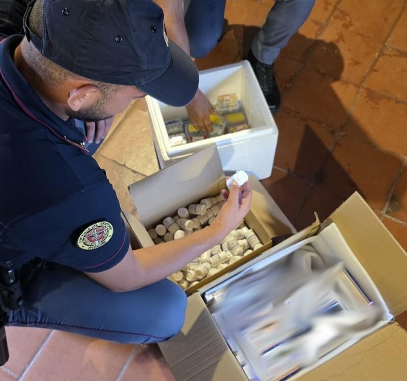 Maxi sequestro di farmaci dopanti nel Catanese Maxi sequestro di farmaci dopanti nel Catanese