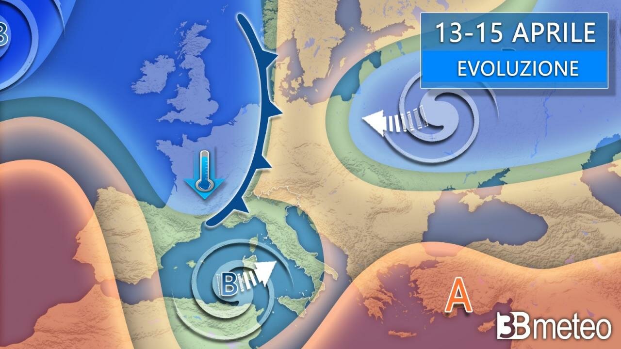 Caldo fino a sabato, poi sabbia sahariana e vortice