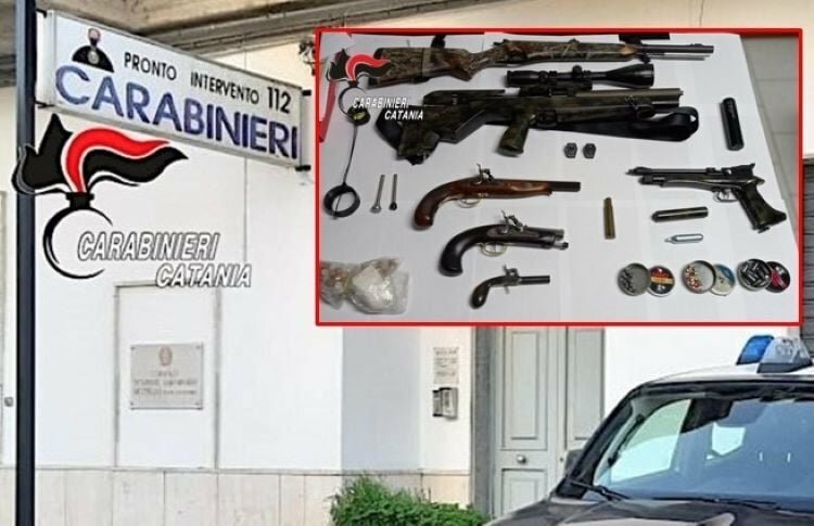'Sto male': arrivano i soccorritori ma trovano l'arsenale