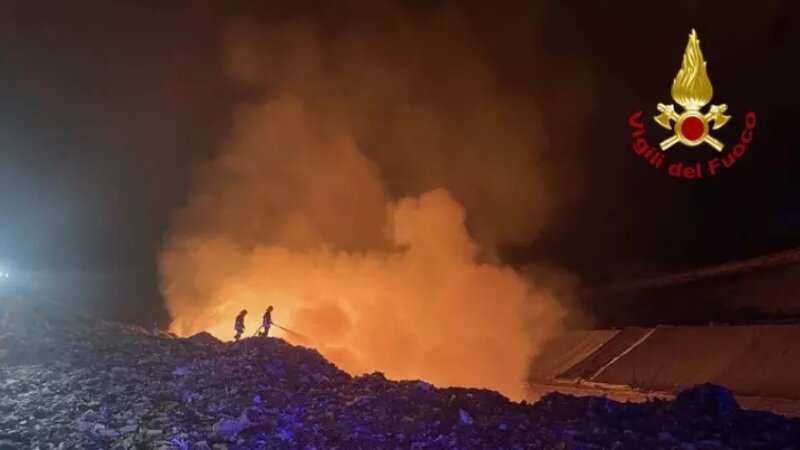 Palermo: notte di fuoco a Bellolampo
