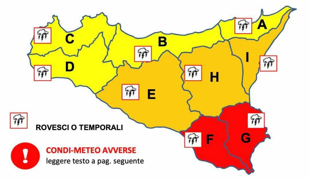 Tempo da lupi, a Catania allerta arancione e scuole ancora chiuse