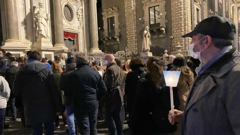 Catania, veglia di preghiera per la pace