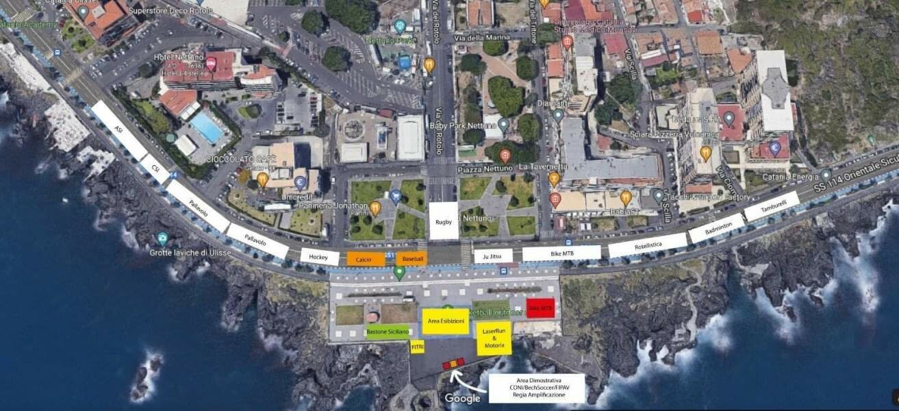 Dal rugby ai tamburelli le olimpiadi del lungomare Dal rugby ai tamburelli le olimpiadi del lungomare