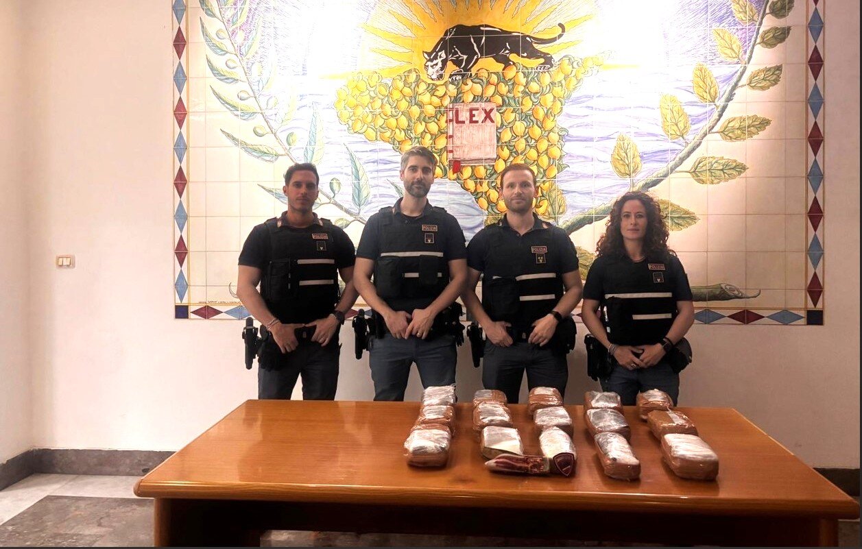 Nella busta della spesa oltre 21 chili di cocaina