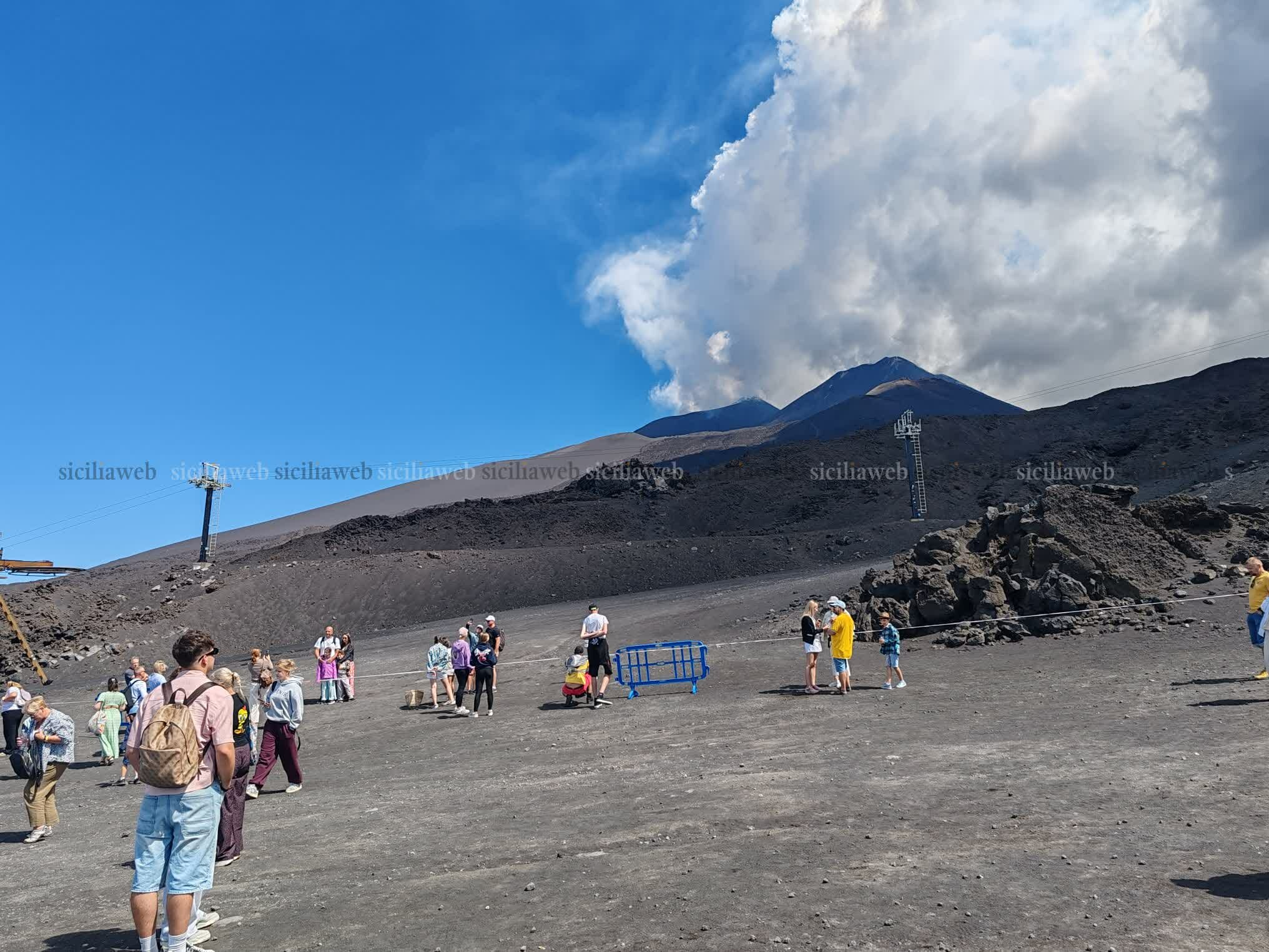 L'Etna si quieta, Fontanarossa riparte