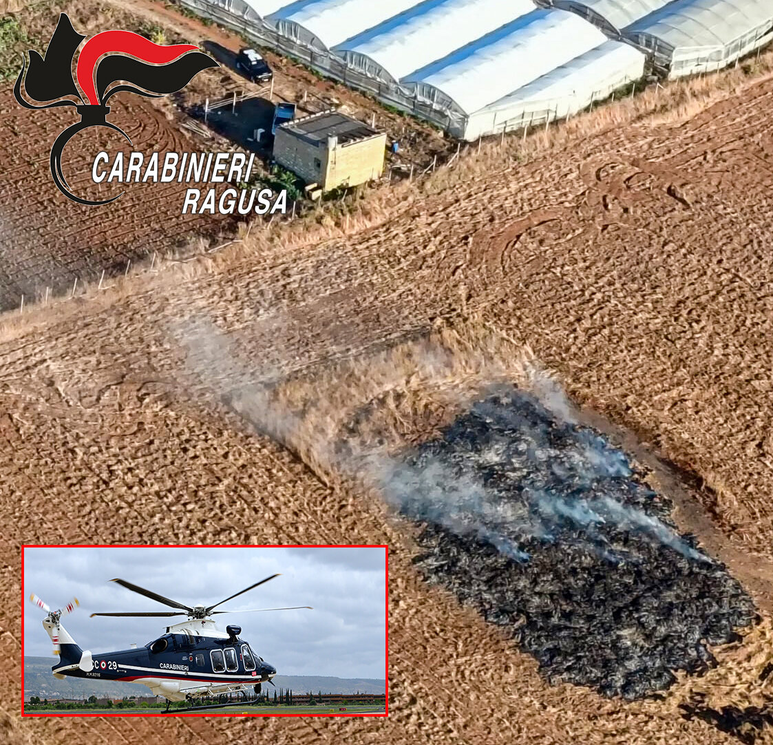 Appiccano fumarole tra le serre: due denunce