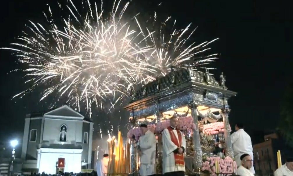 Fuochi al Fortino e rientro dal giro esterno: VIDEO