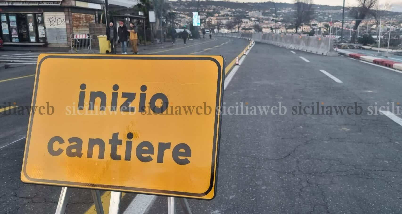 Nuovi lavori sul lungomare di Catania