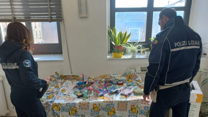 Sequestro di botti alla Fiera di Catania