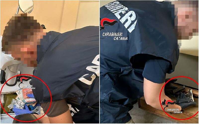 Droga e pistola scacciacani: due arresti