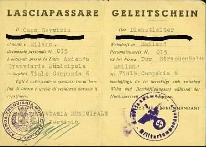 "Il green pass come il lasciapassare nazista"